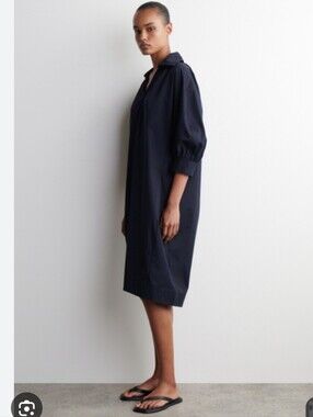cos embroidered puff sleeve dress COS | Dresses | Cos Embroidered Puff Sleeve Dress